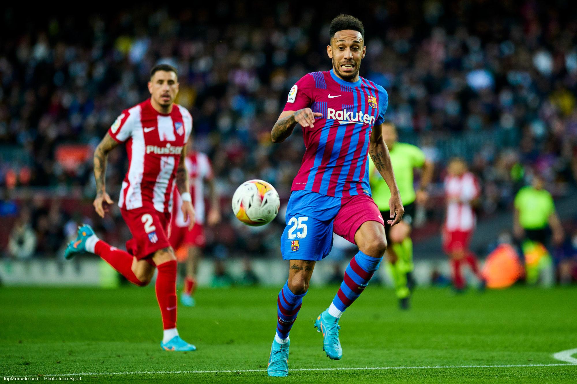 Pierre Emerick Aubameyang match FC Barcelone Barca Atletico Madrid