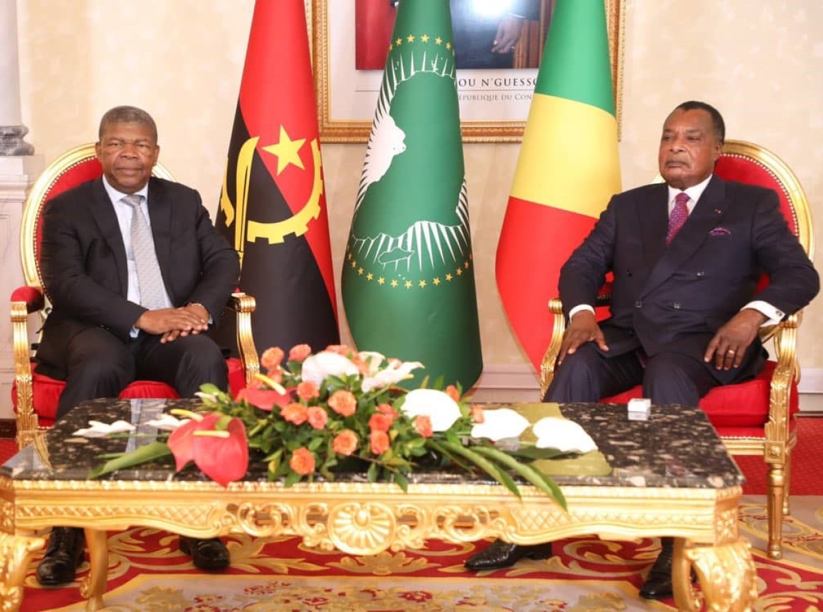 Joao Lourenco et Sassou Nguesso se concertent a Brazzaville1 large