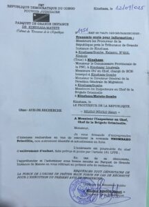 Lettre Parquet Matete