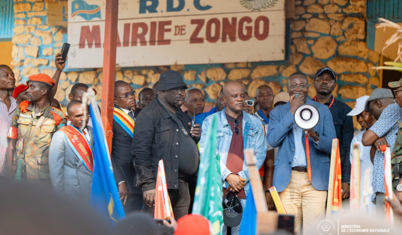 Développement local et intégration régionale : Daniel Mukoko clôture sa mission dans le Sud-Ubangi par une visite au site du futur pont RDC-RCA sur l'Oubangui 23 Zongo1