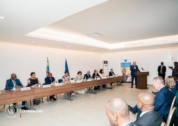 Face à la crise humanitaire, Judith Suminwa ouvre la Table ronde sur la protection des services essentiels en période de conflit 16 e7276bd2 20b3 4fc8 a953 72c9f70a55be 1024x683 1