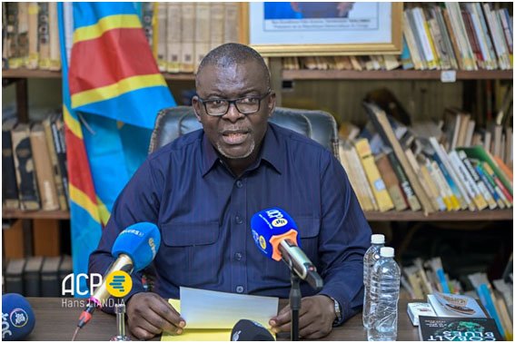 Le DG de lACP Bienvenue Bakumanya