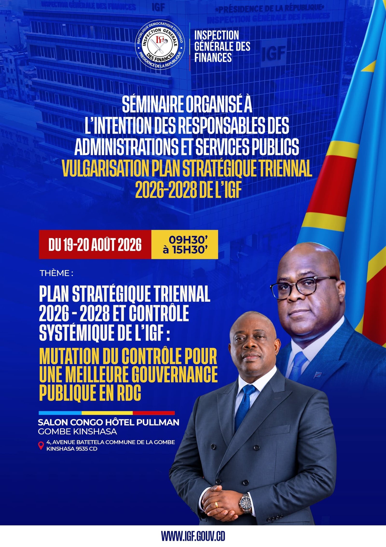 A l’école du contrôle systémique : l’IGF tend la main aux administrations et services publics 3 Affiche IGF