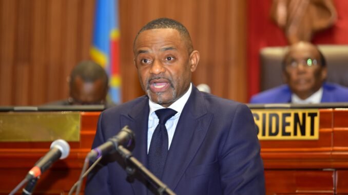 Salomon Idi Kalonda Della au Senat de la RDC le 12 aout 2024